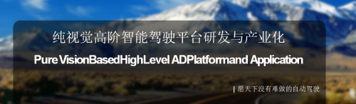 纯视觉高阶智能驾驶平台研发与产业化